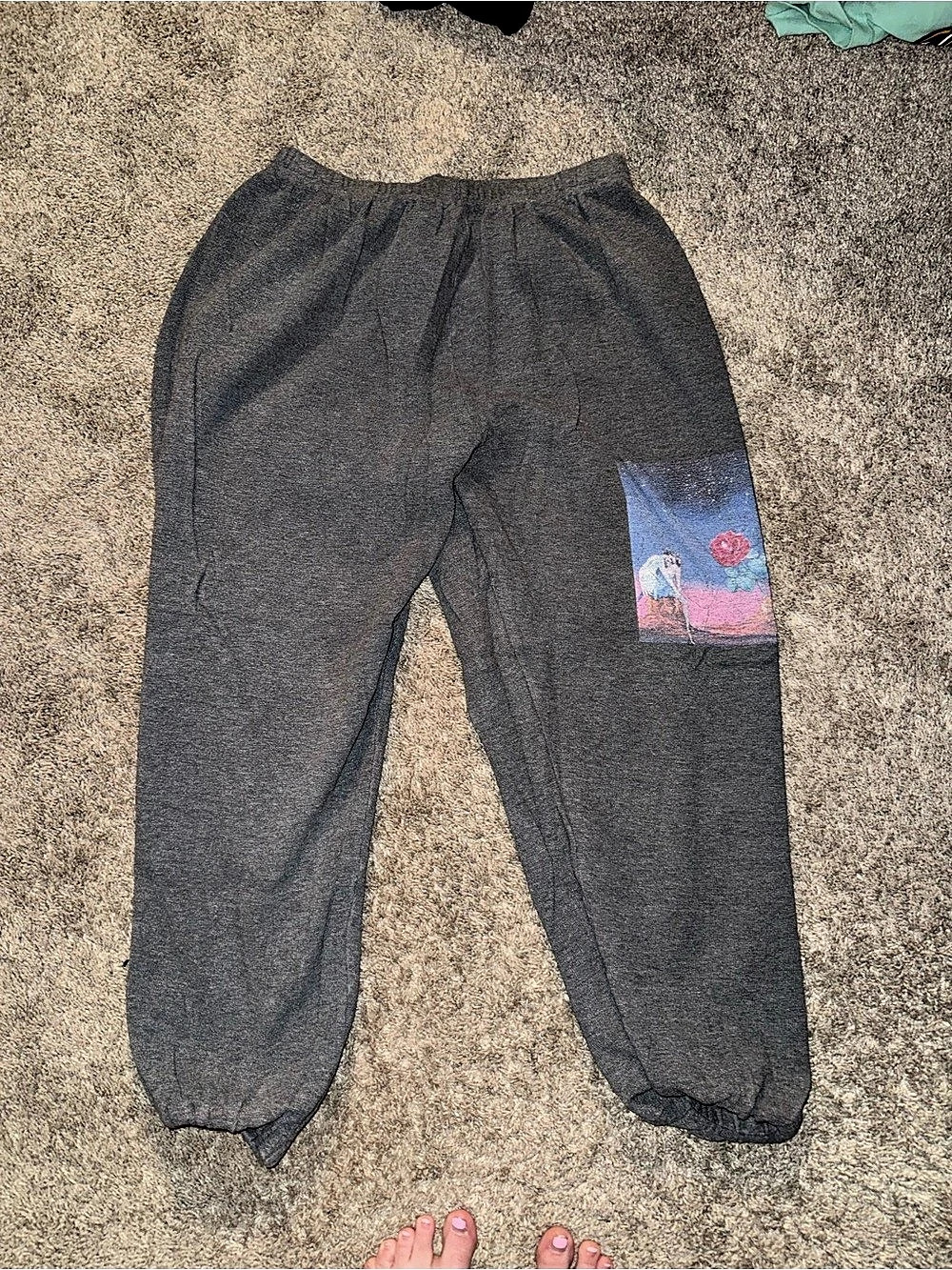 Boys Lie Girls Gray Jogger Pants Size XL
